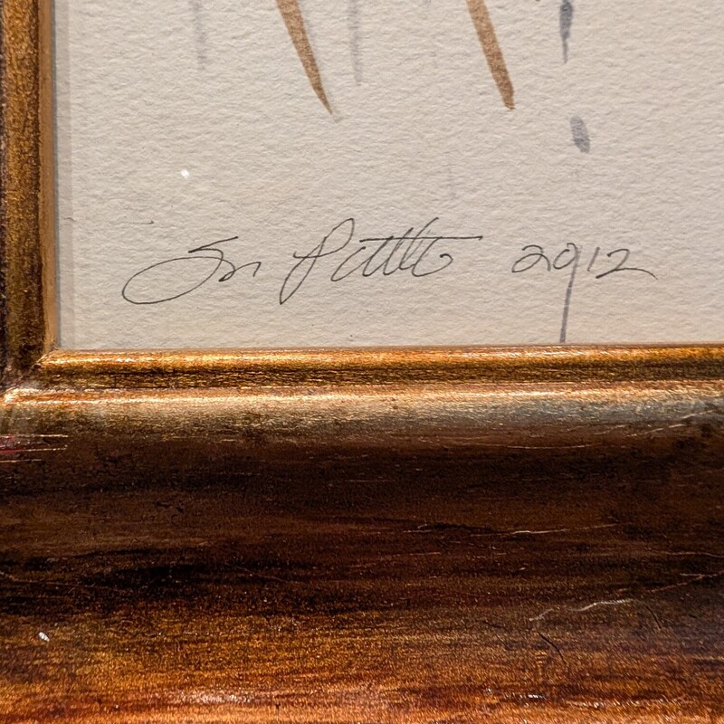 Wild Horses Watercolor, Original,  S.Pattillo<br />
29.5 x 25.5h