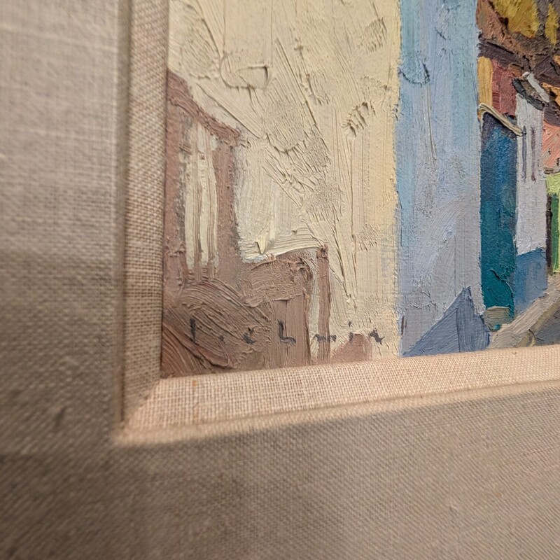 Len Chmiel Calle C, Oil, Framed<br />
21 x 18h