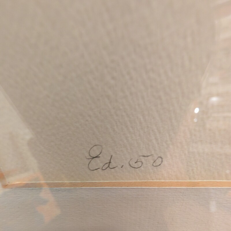 Rosalind Smith Anemones, Litho, Framed<br />
18 x 23h