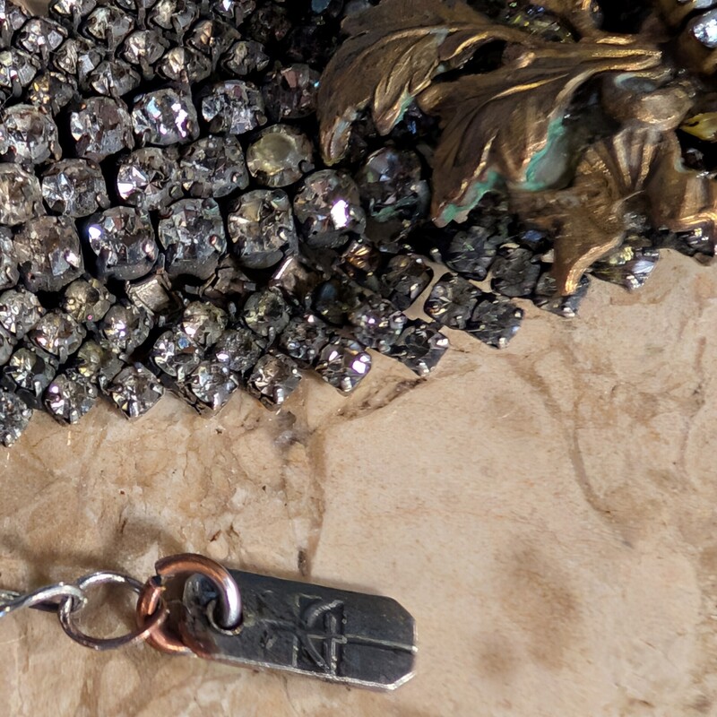 Rhinestone Saint Bracelet<br />
1in width