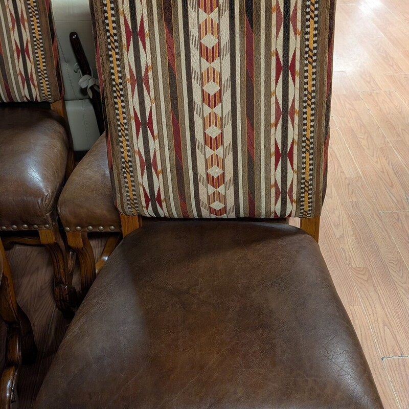 King Hickory Dining Chairs Leather, Fabric Black<br />
Set Of 6<br />
24 x 22 x 48h